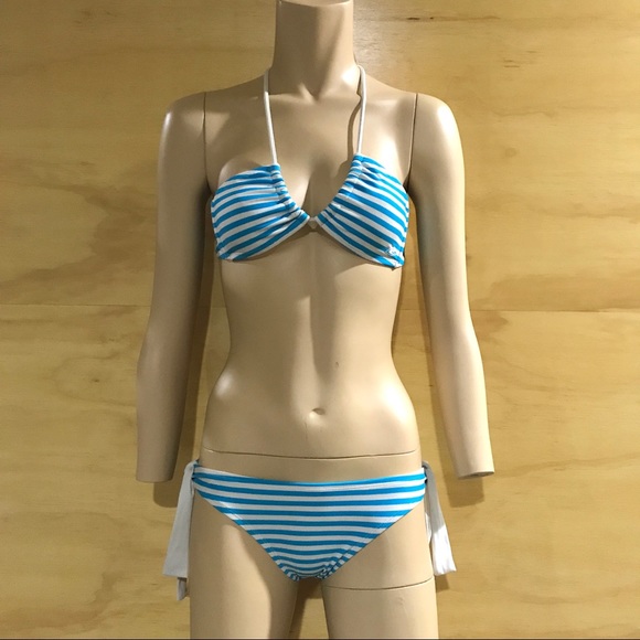 Vintage Sunday Funday Bikini Bandeau Top & Retro Bottom - Picture 2 of 9